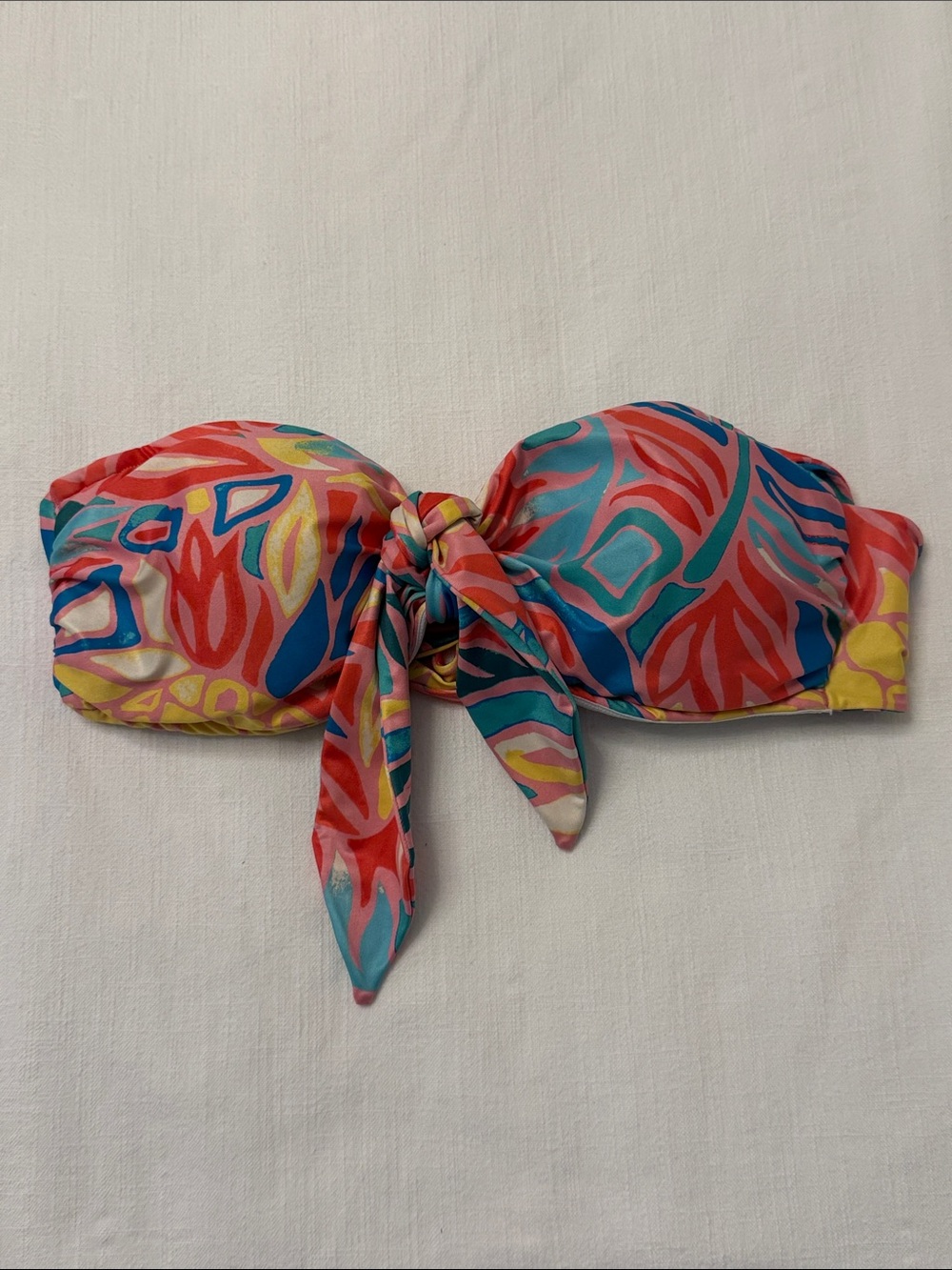 Kenny Flowers Strapless Bikini Top
